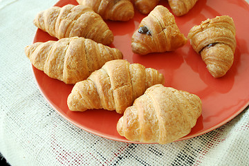 Image showing chocolate croissant