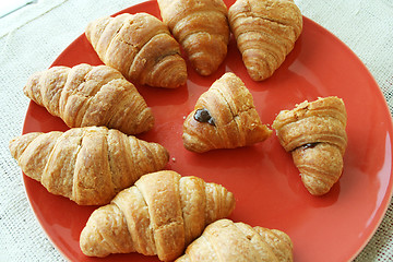 Image showing chocolate croissant