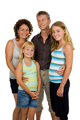 Image showing happy family in studio