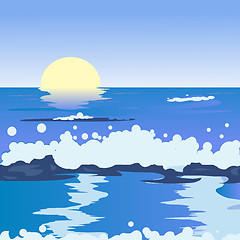 Image showing Ocean landscape