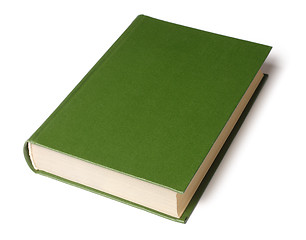 Image showing Single green book