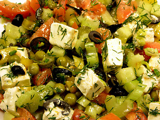 Image showing The Greek salad