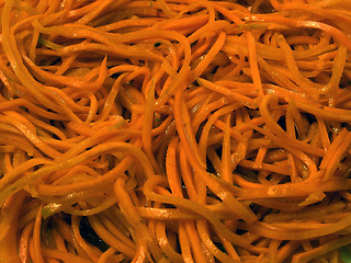 Image showing Red, sharp Korean carrot