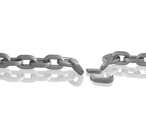 Image showing Broken Chain