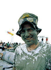 Image showing Muddy man