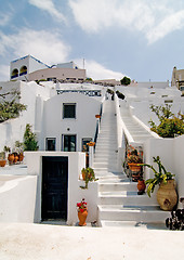 Image showing Santorini beautiful buildings