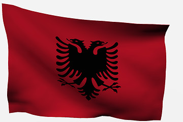 Image showing Albania 3D flag