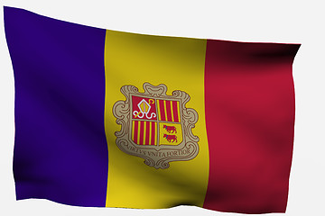 Image showing Andorra 3D flag