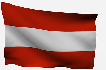 Image showing Austria 3D flag