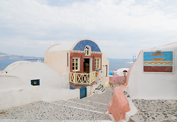 Image showing Santorini beautiful buildings