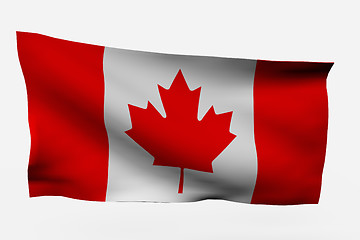 Image showing Canada 3d flag