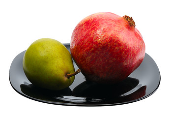 Image showing Pear and Pomegranate