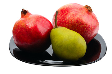 Image showing Pear and Pomegranate