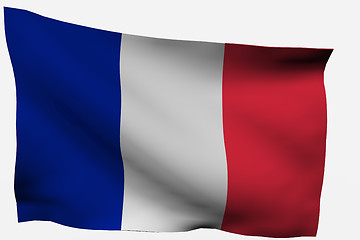 Image showing France 3D flag