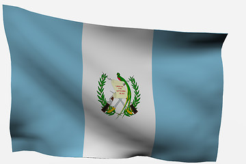 Image showing Guatemala 3D Flag