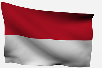 Image showing Indonesia  3D flag