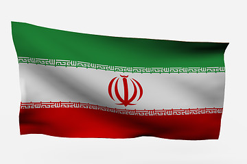 Image showing Iran 3d flag