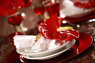 Image showing Luxury place setting