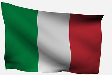 Image showing Italy 3d flag