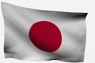 Image showing Japan 3d flag