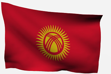 Image showing Kyrgyzstan 3d flag