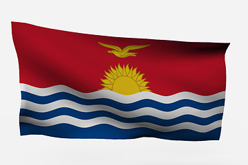 Image showing Kiribati 3d flags