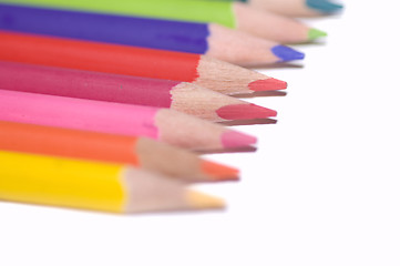Image showing pencils rainbow