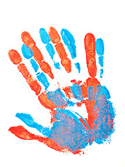 Image showing hand prints