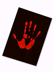 Image showing hand print