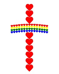 Image showing cross of faith, hope and love