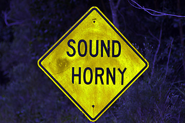 Image showing sound horny