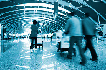 Image showing interior of the airport