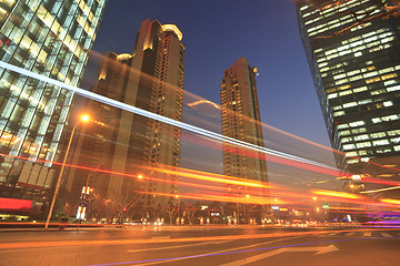 Image showing light trails