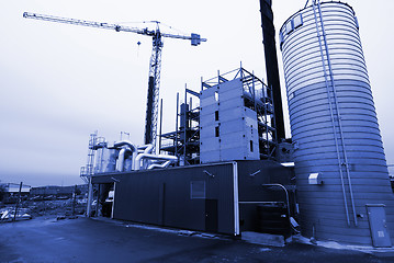 Image showing construction site, new bio fuel power plant