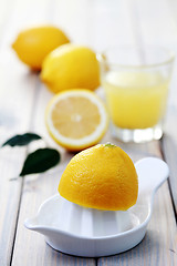 Image showing fresh lemon juice