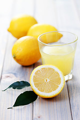 Image showing fresh lemon juice