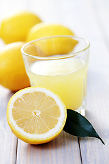 Image showing fresh lemon juice