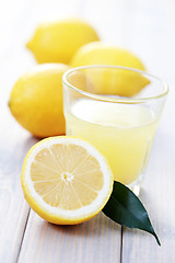 Image showing fresh lemon juice