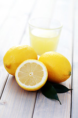 Image showing fresh lemon juice