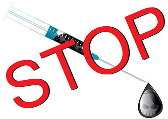 Image showing Stop drugs