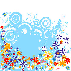 Image showing Flowers background