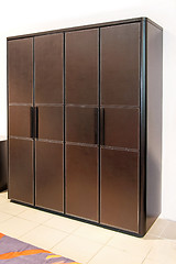 Image showing Brown locker