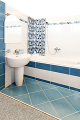 Image showing Blue bath