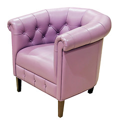 Image showing Purple armchair