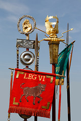 Image showing Roman pennants