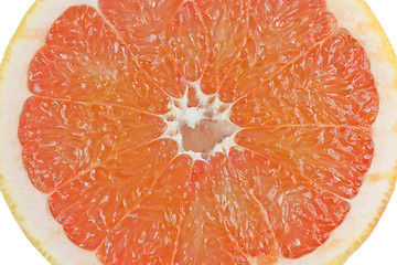 Image showing Nahaufnahme einer Grapefruit