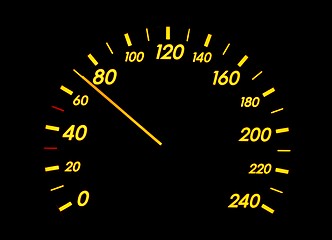 Image showing Speedometer