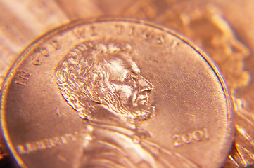 Image showing American cents – penny