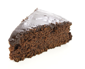 Image showing Slice of chocolate cake