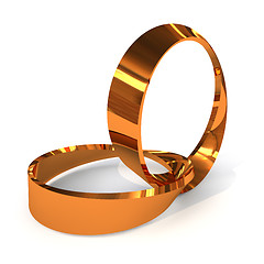 Image showing twisted wedding rings